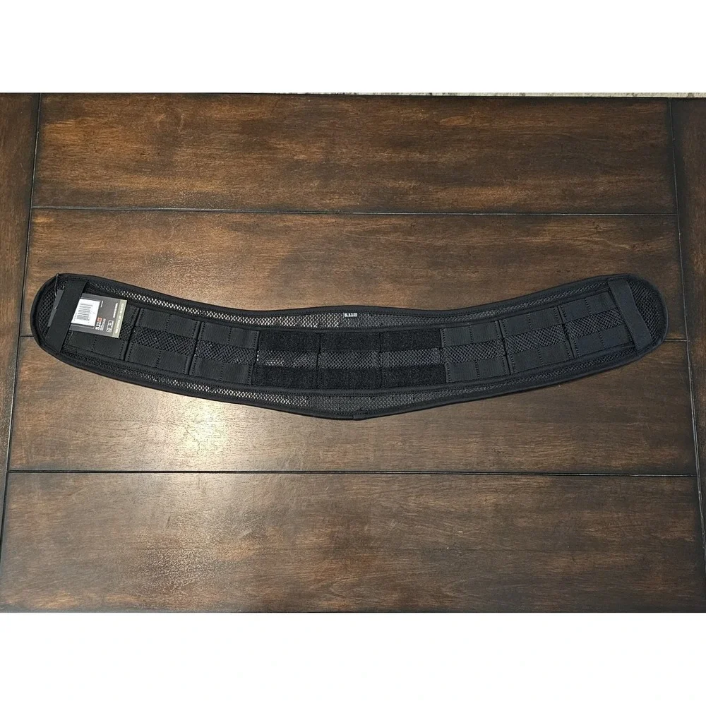 5.11 Tactical Combat Belt Size L/XL Black Ammo Pockets Worn Over Belt 500D Nylon
